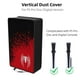 thumbnail image 3 of Compatible con PlayStation 5 Pro - Funda protectora antipolvo, antiarañazos, ajuste de precisión, almacenamiento vertical de la consola-Negro Rojo, 3 of 6