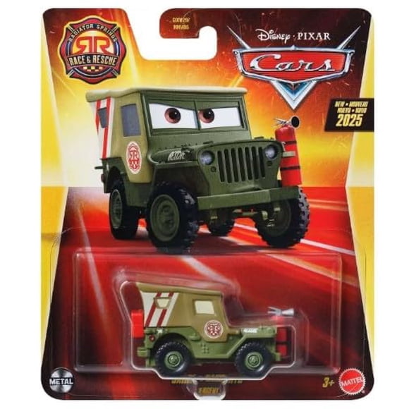 Vehículo fundido a presión Mattel Cars Radiator Springs Race 2025 1:55