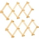 thumbnail image 1 of Perchero de madera expandible estilo acordeón para sombreros, gorras, cinturones, paraguas, tazas de café, clavijas de madera para pared, 1 of 5