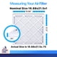 thumbnail image 2 of Filtro de aire Filter King 19,88 x 21,5 x 1 (MERV 8) (paquete de 4), 2 of 6