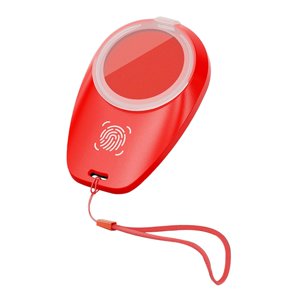 Bothyi - Almohadilla De Tinta Para Huellas Dactilares De Secado Rápido Para Suministros De Notario, Bricolaje, Notarización, Color Rojo