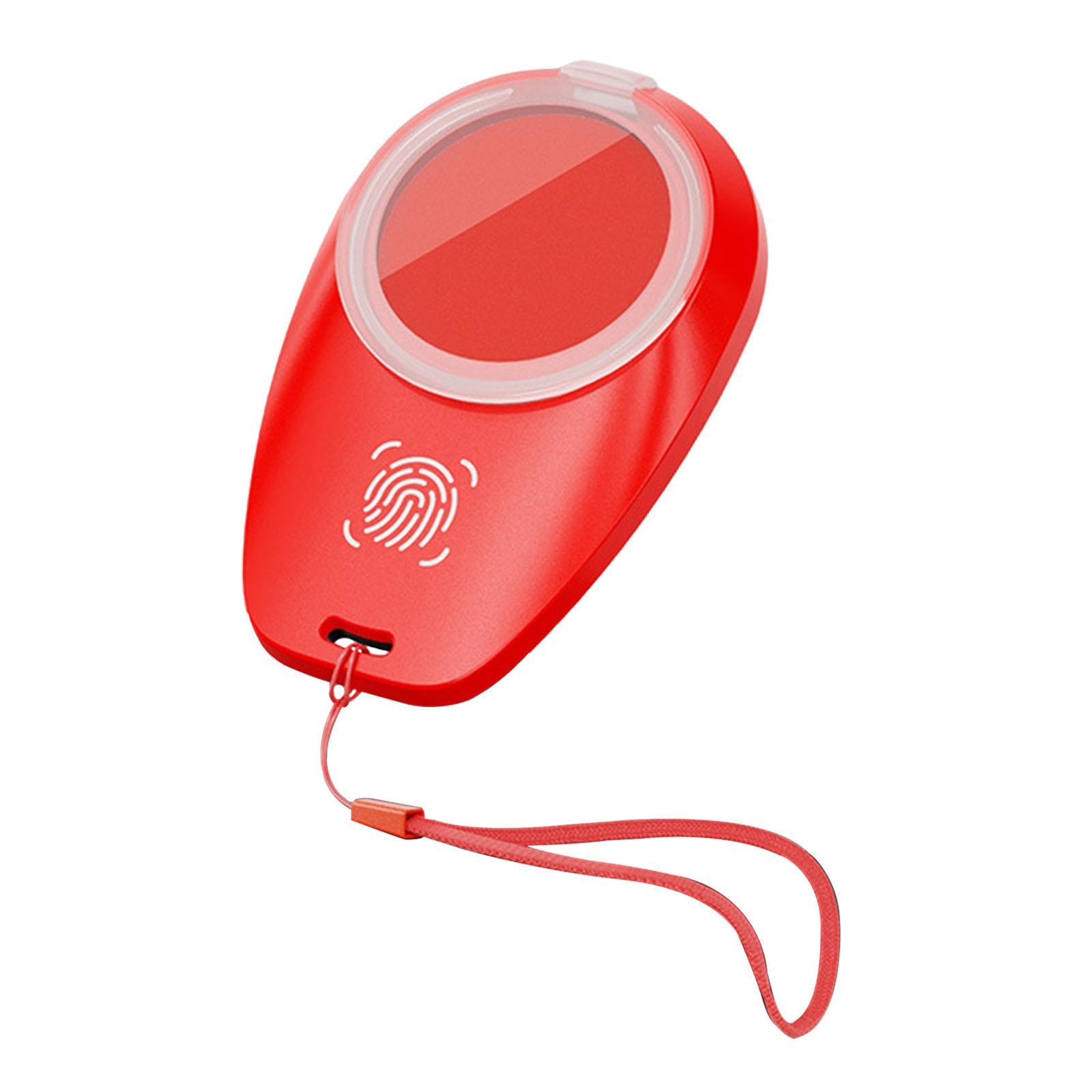 Bothyi - Almohadilla De Tinta Para Huellas Dactilares De Secado Rápido Para Suministros De Notario, Bricolaje, Notarización, Color Rojo