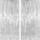 thumbnail image 1 of Cortina de Flecos Metalizada BICAOGEE Pack de 2, 1 m x 2 m, 96 g, Plata, 1 of 3