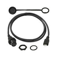 Magideal - Cable De Datos Usb 2.0 Tipo C Negro, Cable De Extensión Usb Plug And Play, Cable De Extensión Usb Para Automóviles, Vehículos, Dispositivos Digitales,