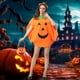 thumbnail image 4 of Disfraz CLOOOUDS con forma de calabaza para Halloween, adulto, con sombrero y bolsa, unisex, 4 of 5