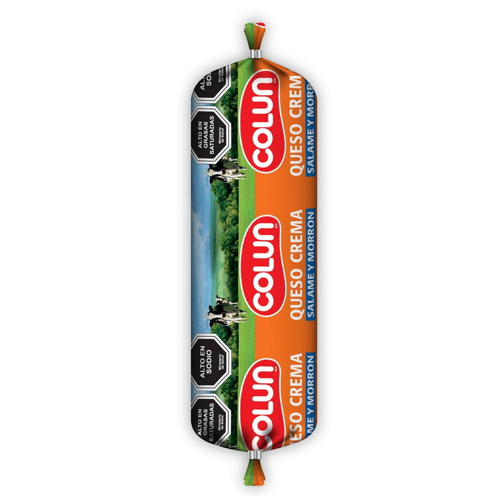 Queso Crema Salame Y Morrón 1 Un Colun