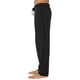 thumbnail image 2 of Pantalón para dormir Fruit of the Loom, tejido de punto para hombre, color negro, talla M, 2 of 3