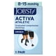 thumbnail image 2 of Medias de compresión JOBST ACTIVA deportivas 8-15 mmHg hasta la rodilla, negras, talla grande, 2 of 7