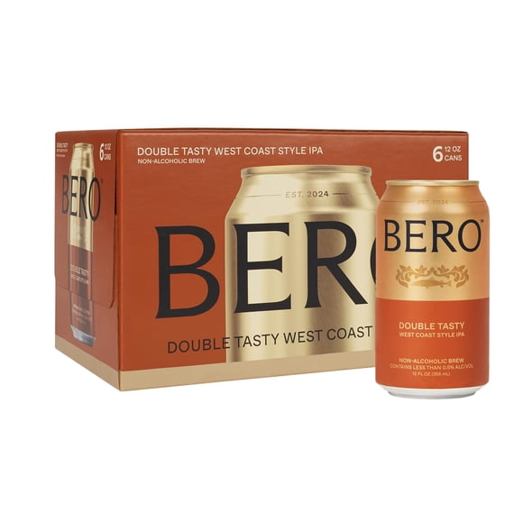 Cerveza BERO Double Tasty IPA estilo West Coast sin alcohol