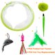 thumbnail image 4 of Túnel para gato CATENEED plegable verde con 5 juguetes, 4 of 7
