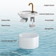 thumbnail image 2 of Fuente de agua automática para gatos MISFANS, cerámica, 2,1 L, color blanco, 2 of 6