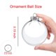 thumbnail image 2 of Adornos navideños en forma de bolas de plástico transparente, 12 unidades (8 cm), 2 of 7