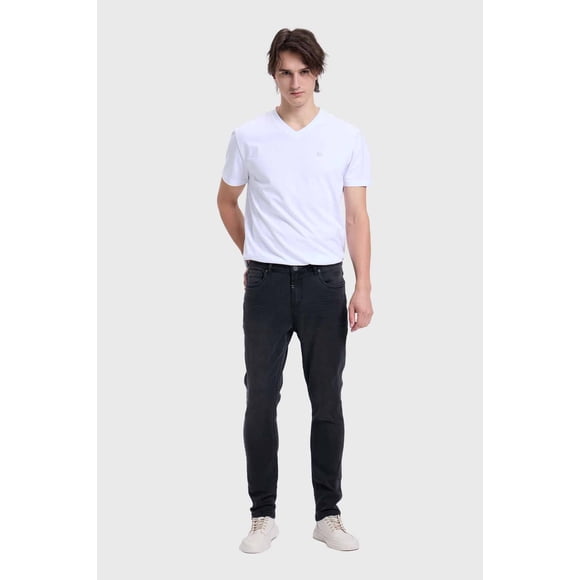 Jeans Hombre Skinny Negro - ll