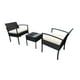 thumbnail image 1 of Juego Terraza Livorno 3 Piezas Negro - Blanco, 1 of 6
