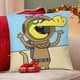 thumbnail image 4 of Wally Gator Fundas de almohada de terciopelo con tema, regalos de funda de almohada, decoración para el hogar, cojín de lanzar, regalo de cumpleaños para fans y parejas.30*30cm., 4 of 6
