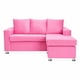thumbnail image 1 of Sofa Seccional L 3 Cuerpos + 2 Puff Rosado, 1 of 1