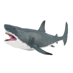 Magideal - Animal Simulation Figure Collection Ancient Plastic Creature Toy Set Prehistoric Monster Gift Megalodon Big Shark Fish Modelo Para Niños