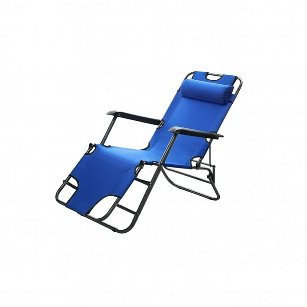 Silla De Camping Plegable Cama Reclinable Reposera Portátil