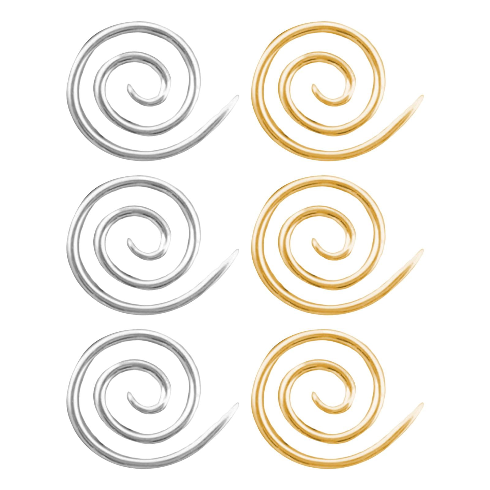 Bothyi - 6 Piezas De Agujas De Tejer Con Cable En Espiral Para Principiantes, Hilo De Coser, Tejer