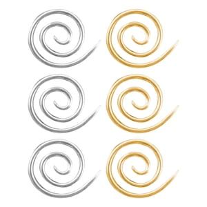 Bothyi - 6 Piezas De Agujas De Tejer Con Cable En Espiral Para Principiantes, Hilo De Coser, Tejer