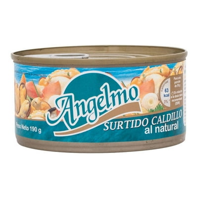 Caldillo Natural Lata Drenado 100 G - Neto 192 G Angelmo
