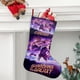thumbnail image 2 of Guardianes de la Galaxia Tema: Calcetines de Navidad, fino lino blanco para colgar en escaleras y chimenea, decoración navideña para el hogar, regalo de Navidad. 45cm × 32cm, 2 of 5