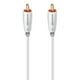thumbnail image 1 of Cable RCA para subwoofer AudioQuest Greyhound de 3 m, blanco (GHOUND03), 1 of 2