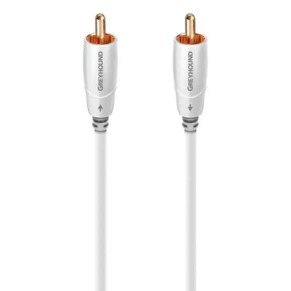 Cable Rca Para Subwoofer Greyhound De 3 M Blanco (ghound03)