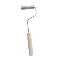 Magideal - Rollo De Laminación De Fibra De Vidrio, Herramienta De Laminación De Fibra De Vidrio, Cabezal De Metal, Rollo De Burbujas De Laminación De Resina Fáci