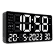 thumbnail image 1 of Reloj Pared Digital Dia Fecha Hora Temporizador Led Blanco, 1 of 3