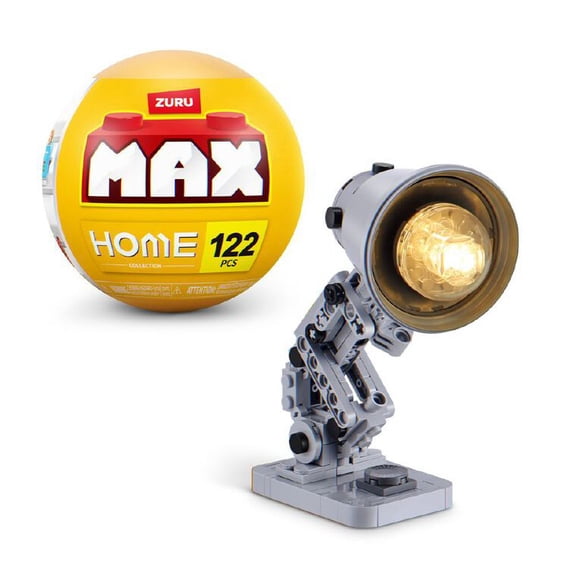 SET BLOQUES PREMIUM HOME MAX - CON DIFERENTES MODELOS DE PIEZAS - LAMPARA DE LUZ