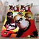 thumbnail image 3 of The Incredibles 3-Piece Bedding Set For Kids Boys Girls Adult Cartoon Warm Cute Fashion Holiday Present Gift Bed Sheets, 3 of 5