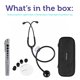 thumbnail image 3 of Estetoscopio White Coat de doble cabeza, ligero y con estuche, 3 of 9