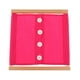 thumbnail image 1 of Materiales Montessori Niños Educación Juego Vida Diaria Ropa Caja Juguetes Botón, 1 of 3