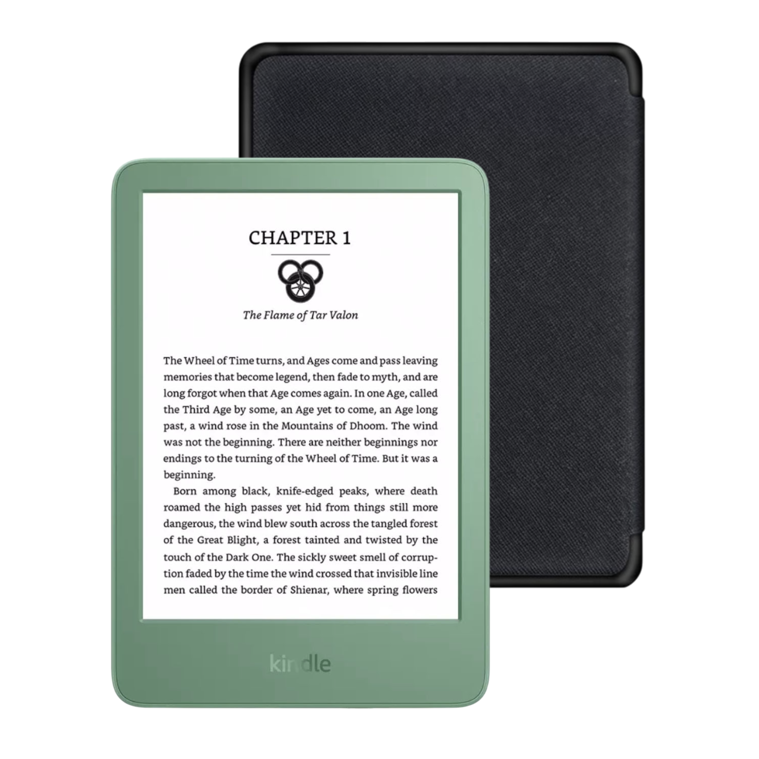 Pack Kindle 6"" E Reader (2024) 16 Gb Matcha + Funda Protectora Premium Negro