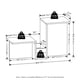 thumbnail image 4 of Mesa lateral Furinno BOYATE con forma de valle y revistero, 4 of 6