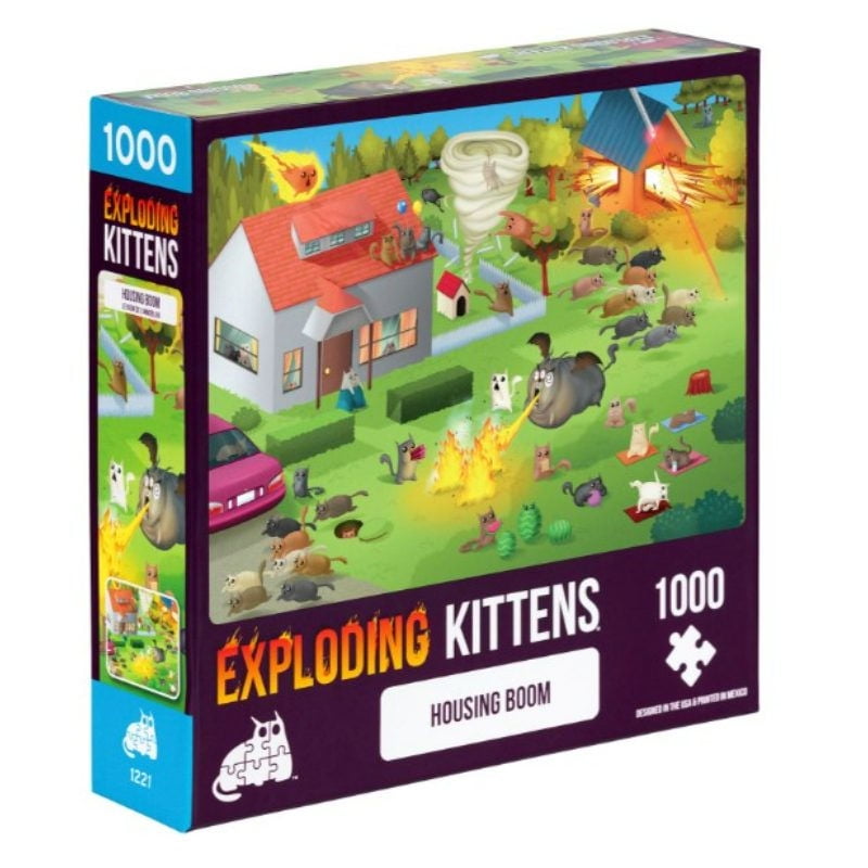 Asmodee - Puzzle Exploding Kittens Housing Boom 1000 Piezas