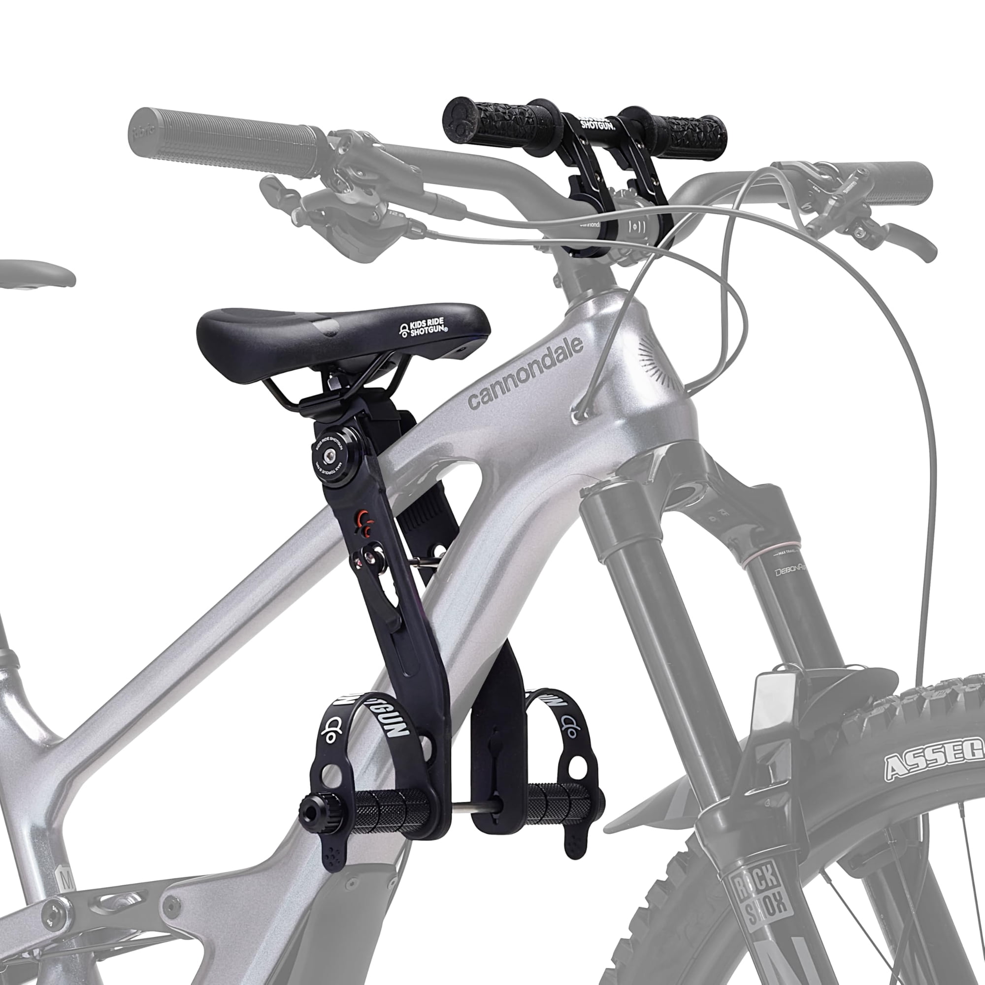 Shotgun - Asiento De Bicicleta Infantil Con Soporte Frontal Tipo Escopeta Para Niños De 2 A 5 Años