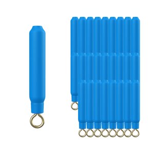 Ioensy - 30X Flotadores De Pesca Giratorios Asiento Flotante Inserto De Silicona Soporte De Flotador De Deriva Mediano