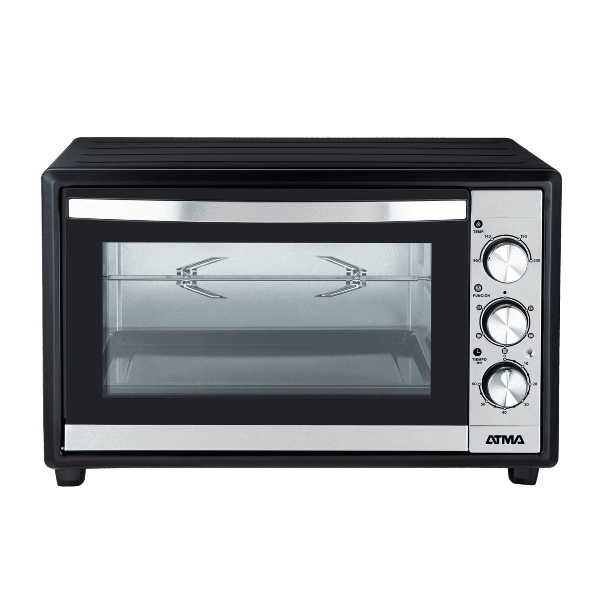 Horno Eléctrico De Mesa Atma Con Grill 45l 1800w Convección Y Spiedo