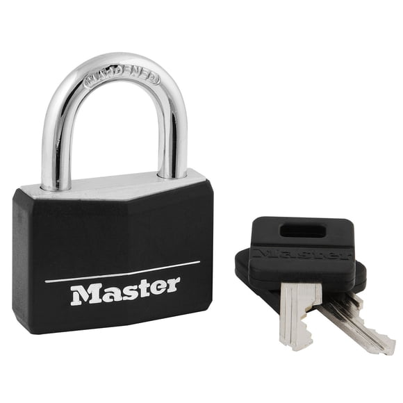 Padlock Master Lock 141D recubierto de vinilo resistente a la intemperie