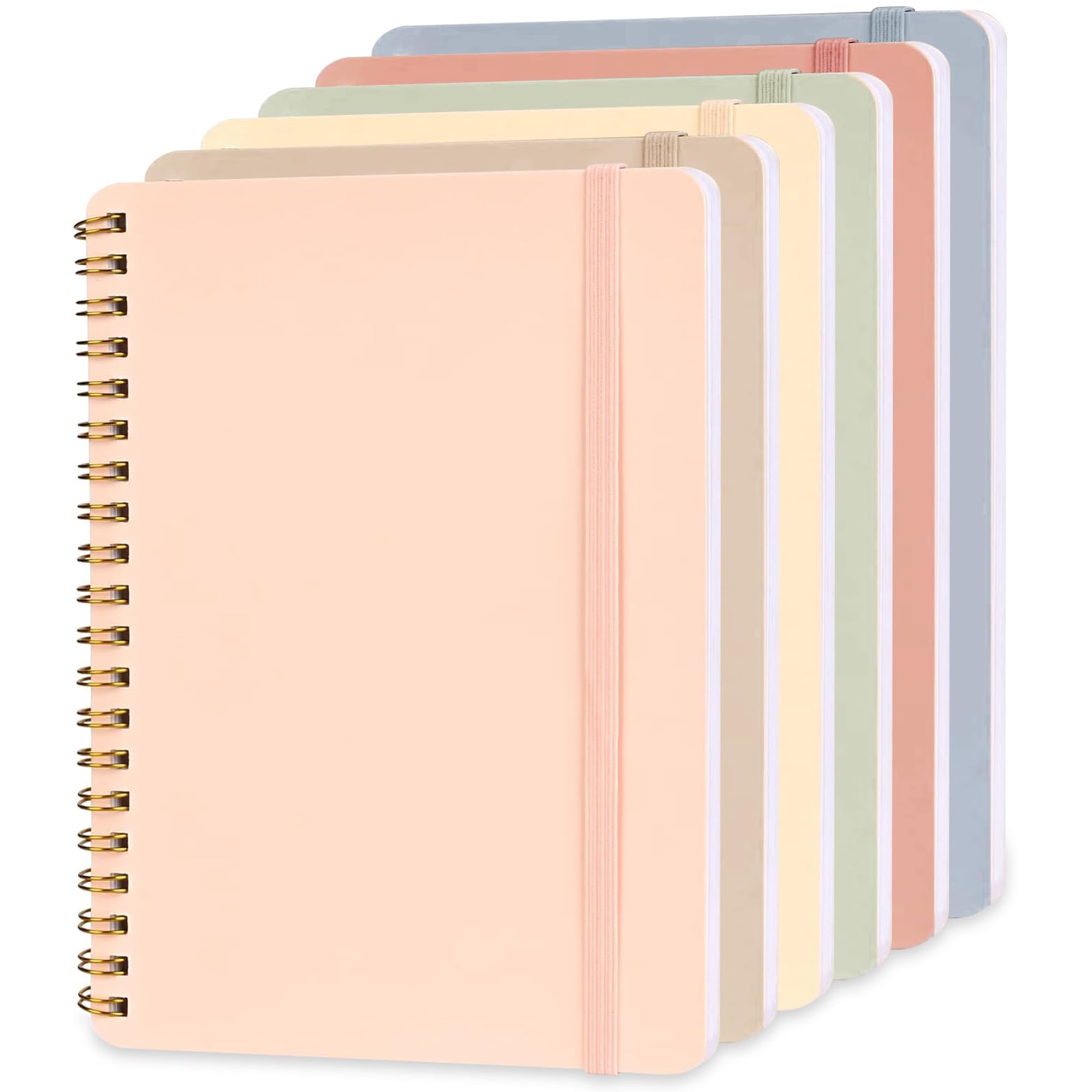Cuaderno Ehme Ehme Ehme Spiral 5 X 7, 50 Hojas, 6 Unidades