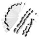 thumbnail image 2 of 36pcs Ear GAUGES KIT DE ESTUCTURACIóN DE ESTRUCTURA CHADA DE ACRíLICO 14G-00G Expander Transparente, 2 of 5
