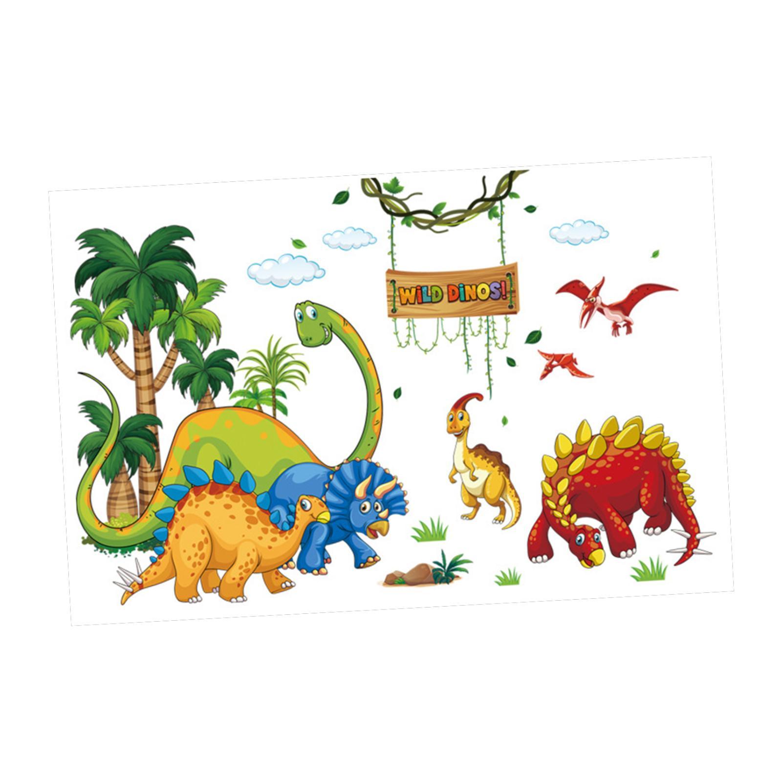 Bothyi - 2 Pegatinas De Pared De Dinosaurio, Regalos, Murales De Pared Para Cocina, Restaurantes, Dormitorios