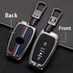 thumbnail image 3 of Lisuee para Toyota Funda para llavero con llavero Carcasa de metal premium y silicona suave Estuche para llave de protección completa para 2018-2022 Camry RAV4 Highlander Avalon C-HR Prius Corolla Acc, 3 of 7