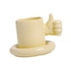 thumbnail image 3 of Taza Porcelana con Platillo Pulgar, 3 of 3