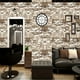 thumbnail image 4 of 1 Roll, 3D Vintage Brick Wallpaper, Self Adhesive Removable PVC Wallpaper, Peel And Stick Wallpaper For Kitchen Bedroom Living Room Countertop Funiture, Renovation Wallpaper, Home Decor And Furnitur, 4 of 4