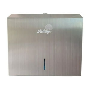 Alday - Dispensador De Toalla Interfoliada De Acero Inoxidable