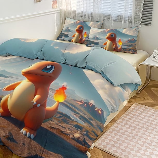 Ch_arma_nder Print Bedding Set Pattern Duvet Cove Set 3 Pieces 1 Quilt Cover And 2 Pillowcases for Women Men Teens