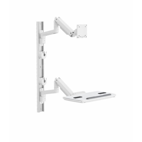 Soporte vertical para teclado y monitor